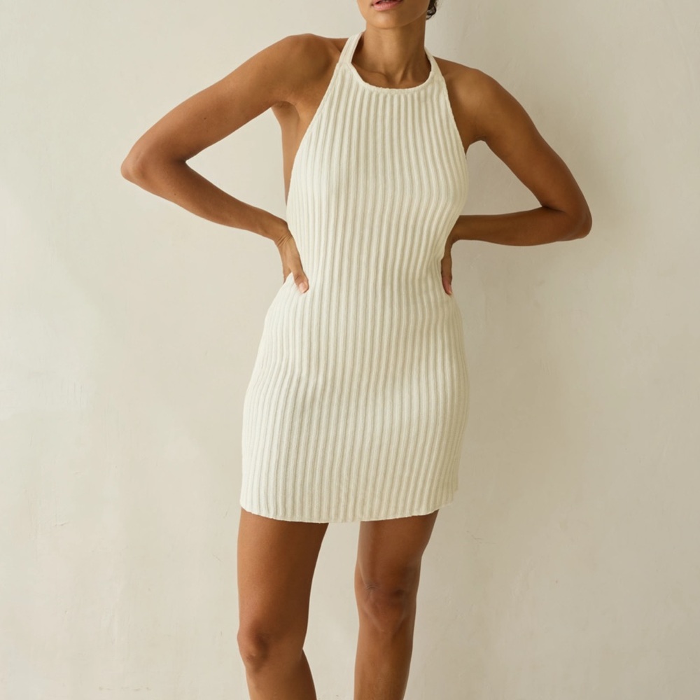 Bahhgoose Halter Mini Dress